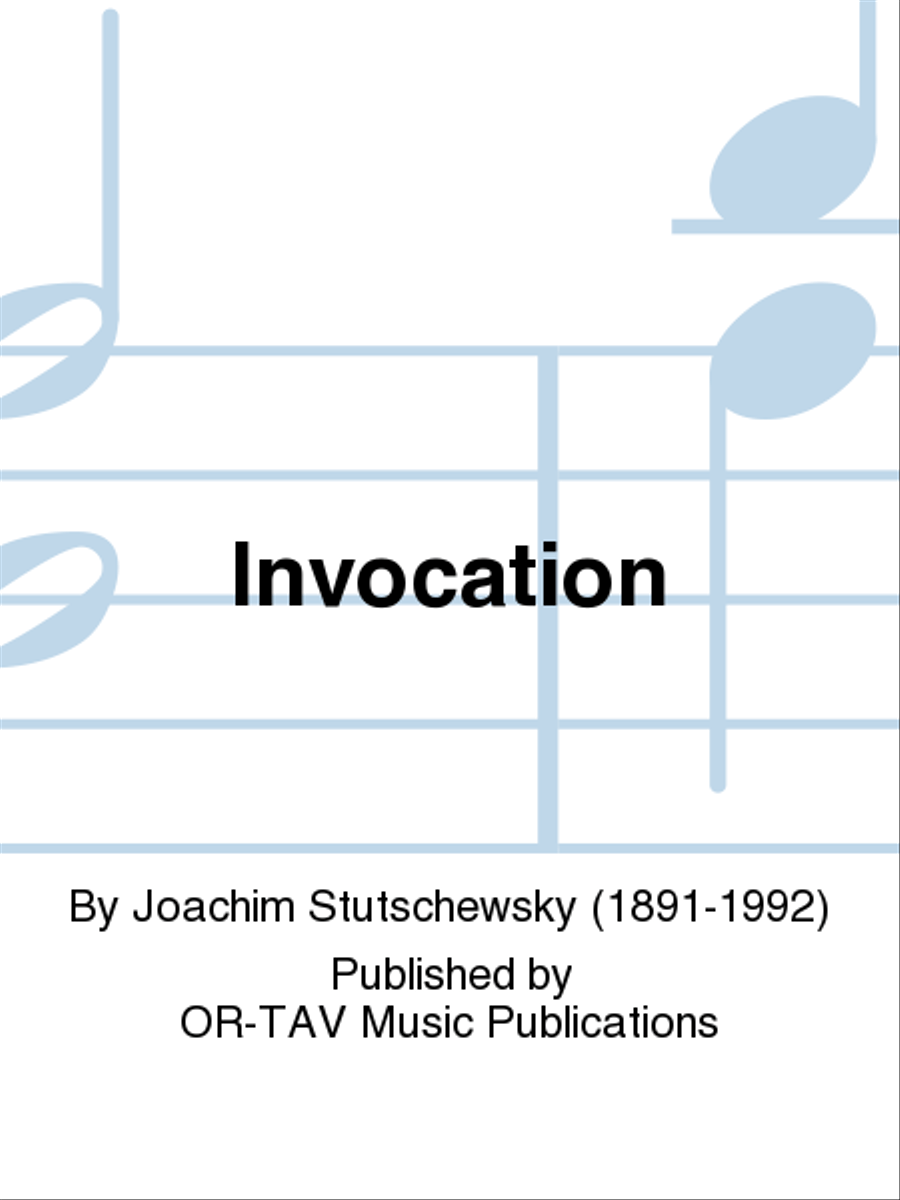 Invocation Invocation Voice scores gallery preview page 1