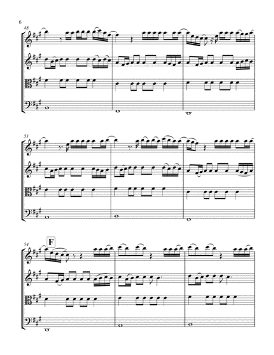 Halo String Quartet scores gallery preview page 6