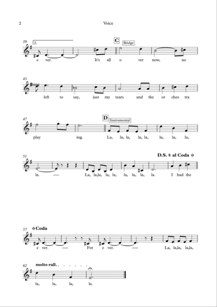 The Last Waltz The Last Waltz Bass Guitar scores gallery preview page 2