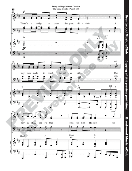 Ready to Sing Christian Classics (Preview Pak) image number null