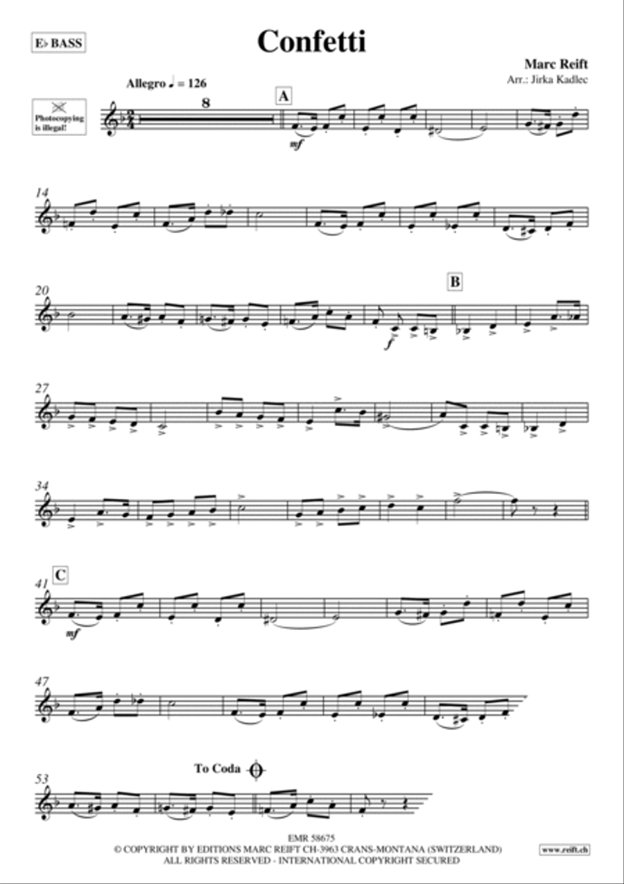 Confetti Confetti Voice Solo scores gallery preview page 3