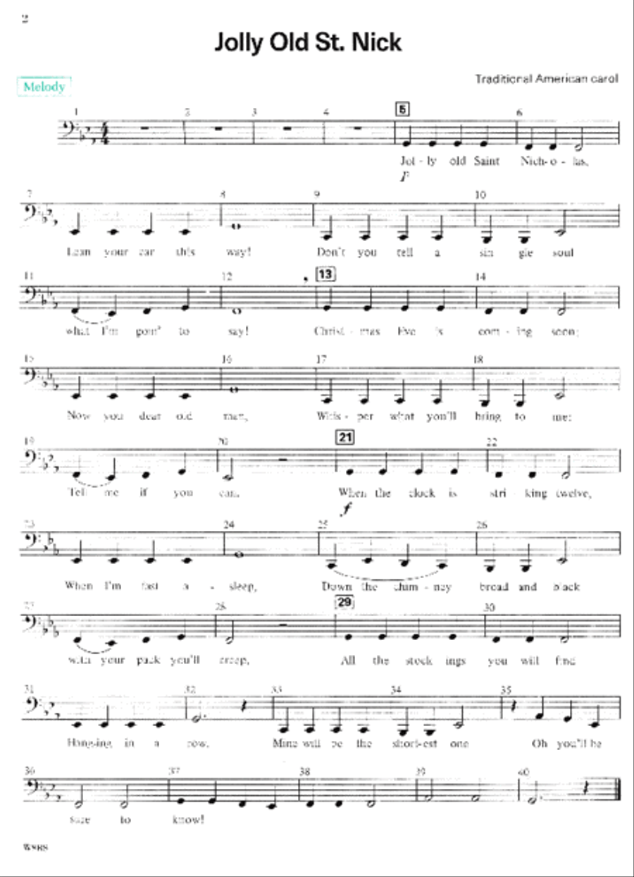 A Best in Class Christmas - BBb Tuba B.C. Concert Band Methods scores gallery preview page 2