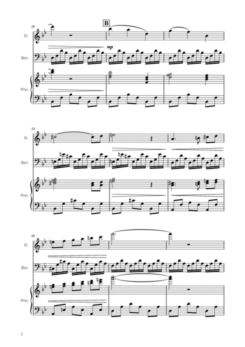 The Swan - Saint-Saens - Flute and Bassoon Duet w/ Piano image number null