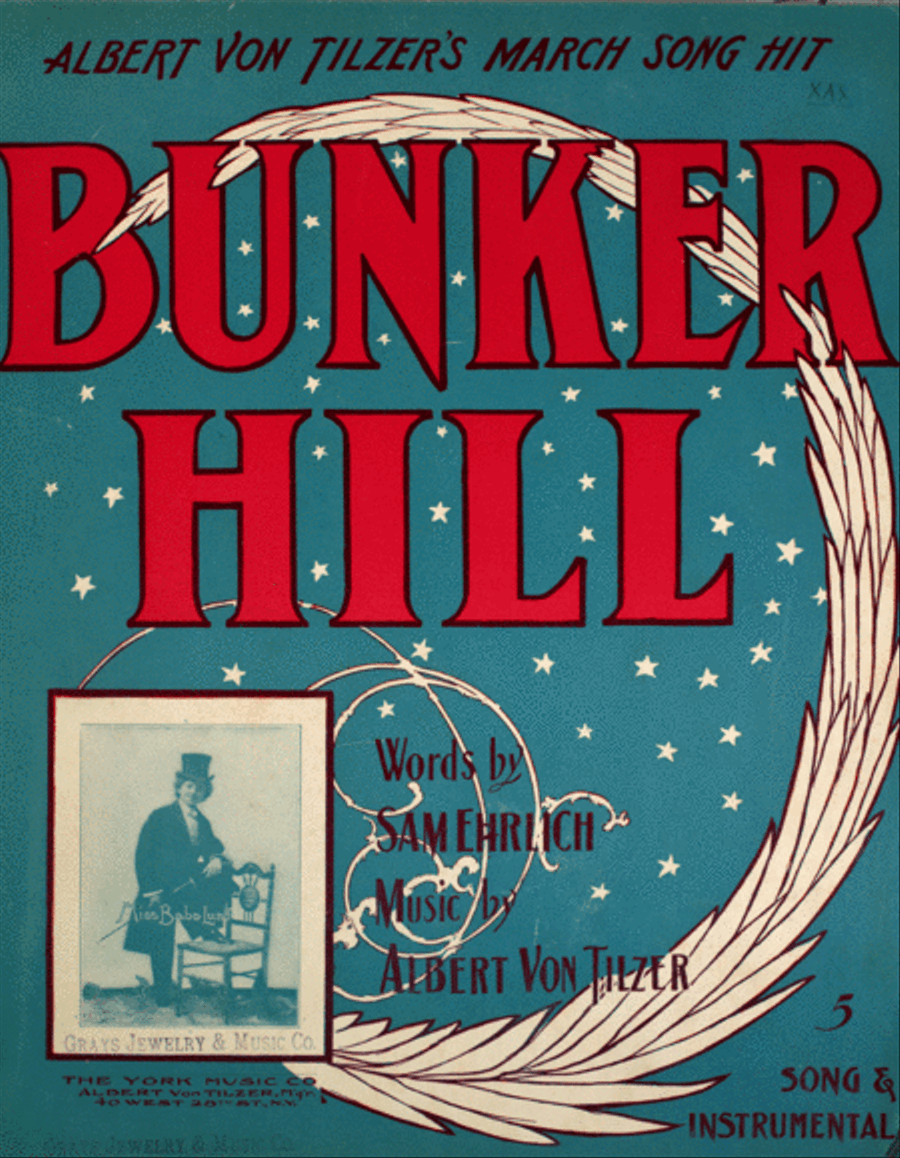 Albert Von Tilzer's March Song Hit, Bunker Hill Voice scores gallery preview page 1