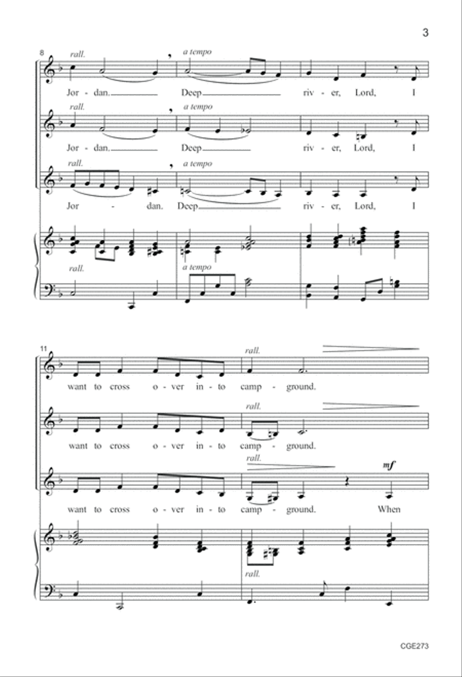 Let My People Go - SSA SSA scores gallery preview page 3