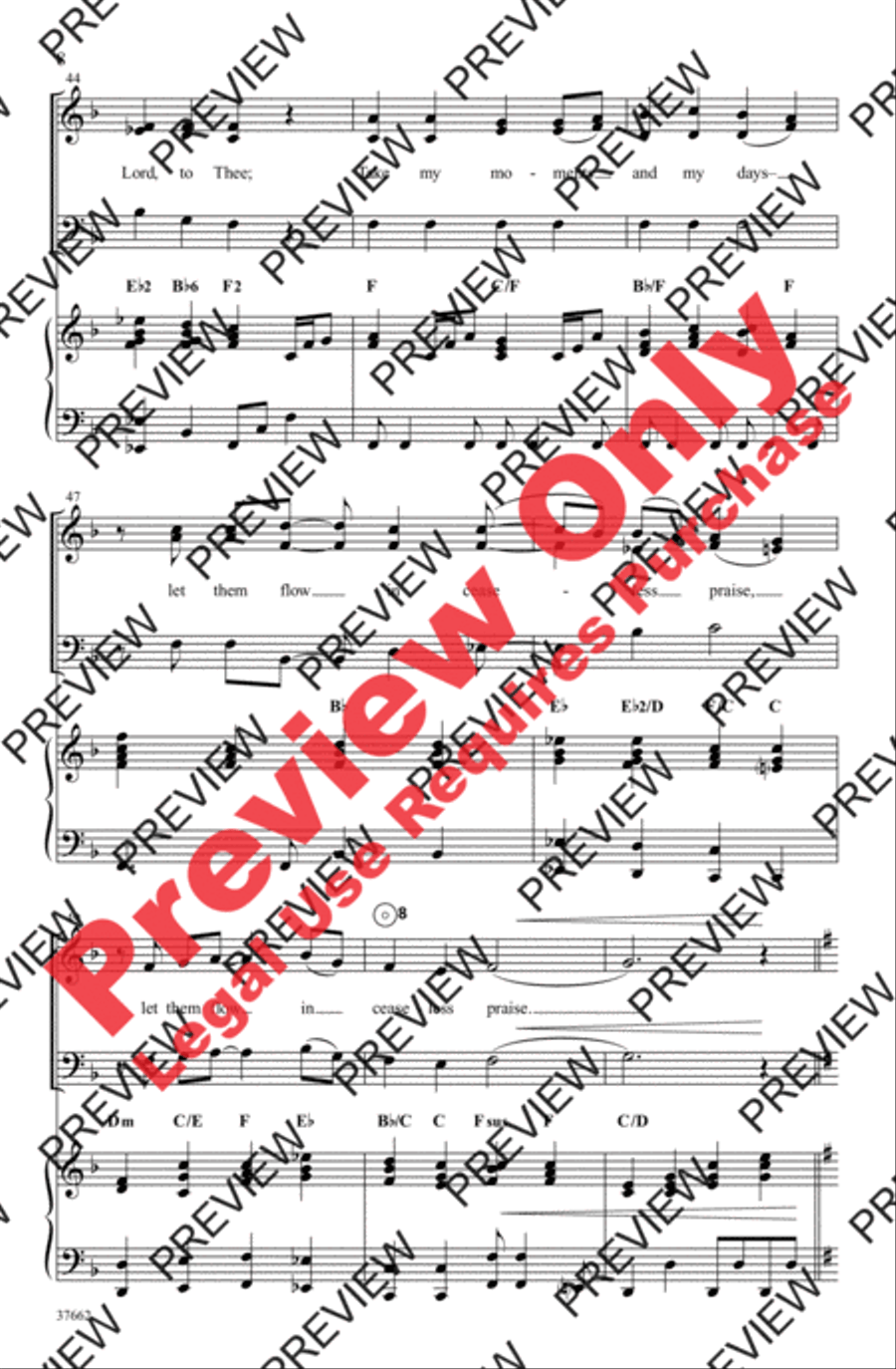 Glory to God Forever 3-Part scores gallery preview page 8