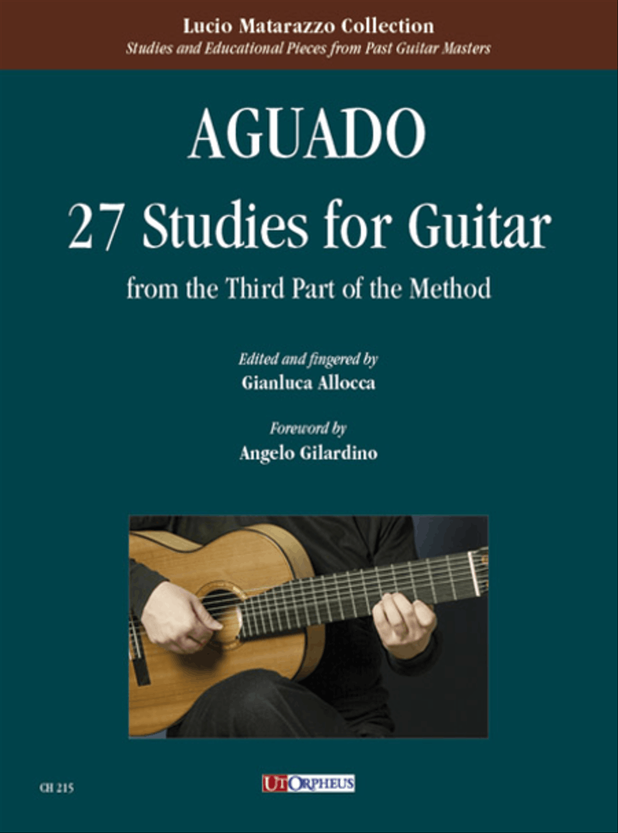 27 Studies for Guitar (from the Third Part of the Method). Foreword by Angelo Gilardino Acoustic Guitar scores gallery preview page 1