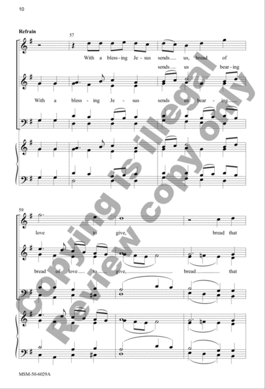 Family Born of Font and Spirit (Choral Score)