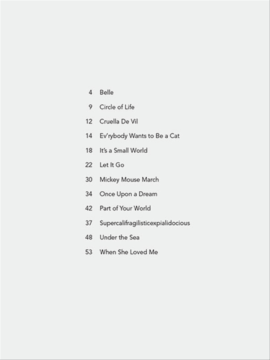 Disney – All Jazzed Up! Piano Solo scores gallery preview page 2