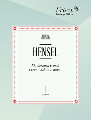 Book cover for Piano Book in E minor