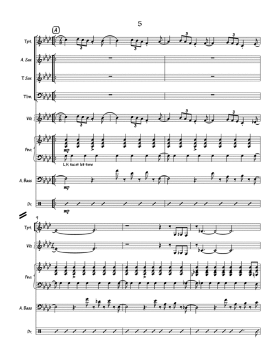 Song For My Father Tenor Saxophone scores gallery preview page 5