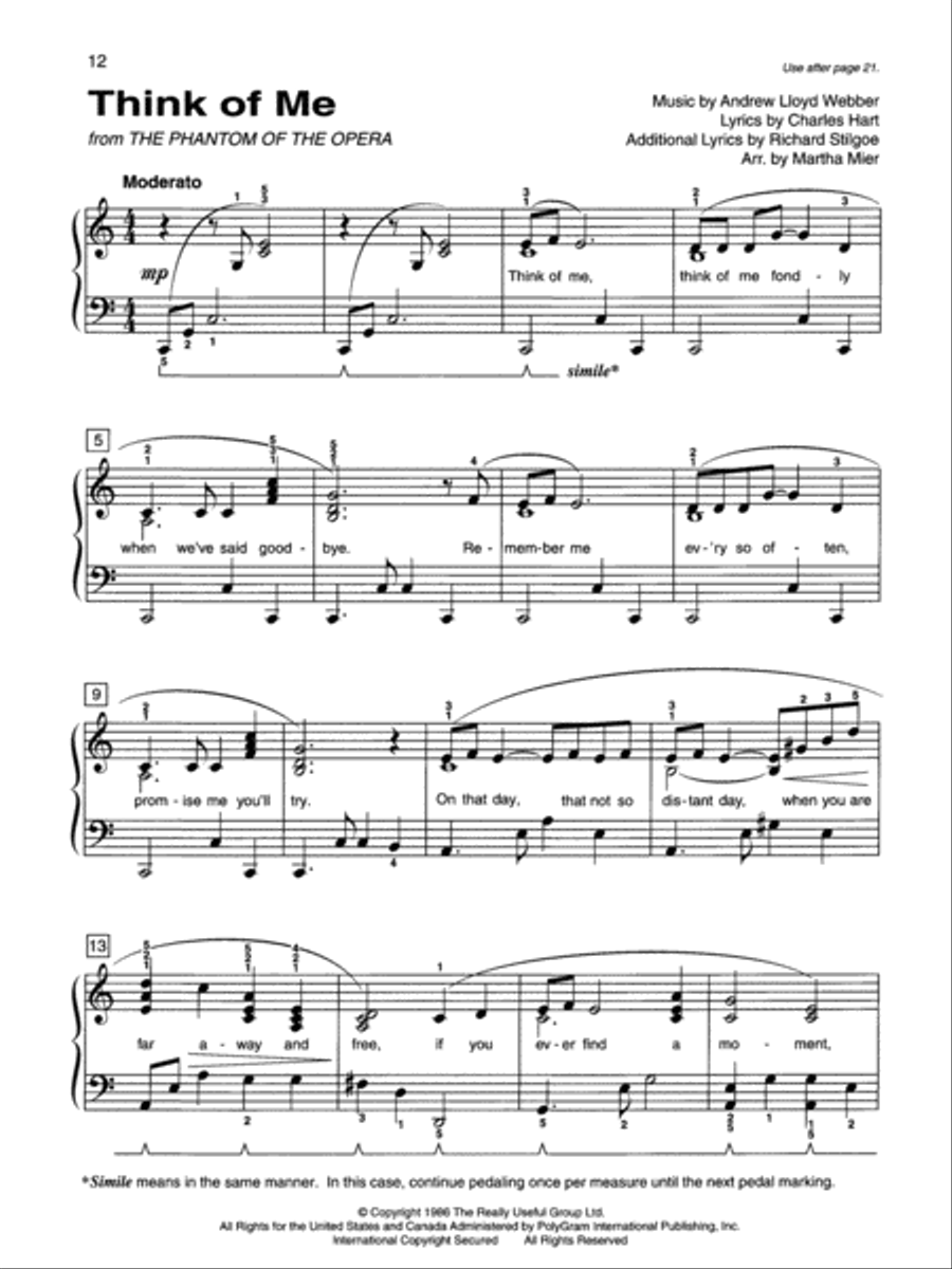 Alfred's Basic Piano Library Top Hits! Solo Book & CD, Book 4 Piano Method scores gallery preview page 4