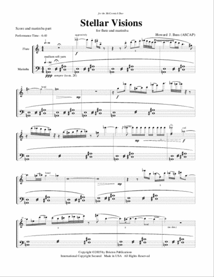 Stellar Visions Stellar Visions Flute scores gallery preview page 2