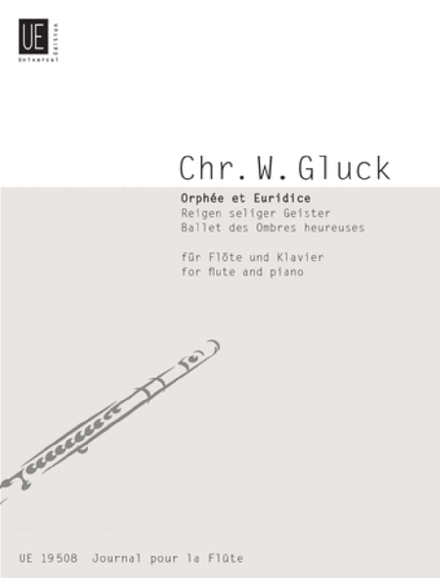 Orphee Et Euridice, Flute/Piano Flute scores gallery preview page 1