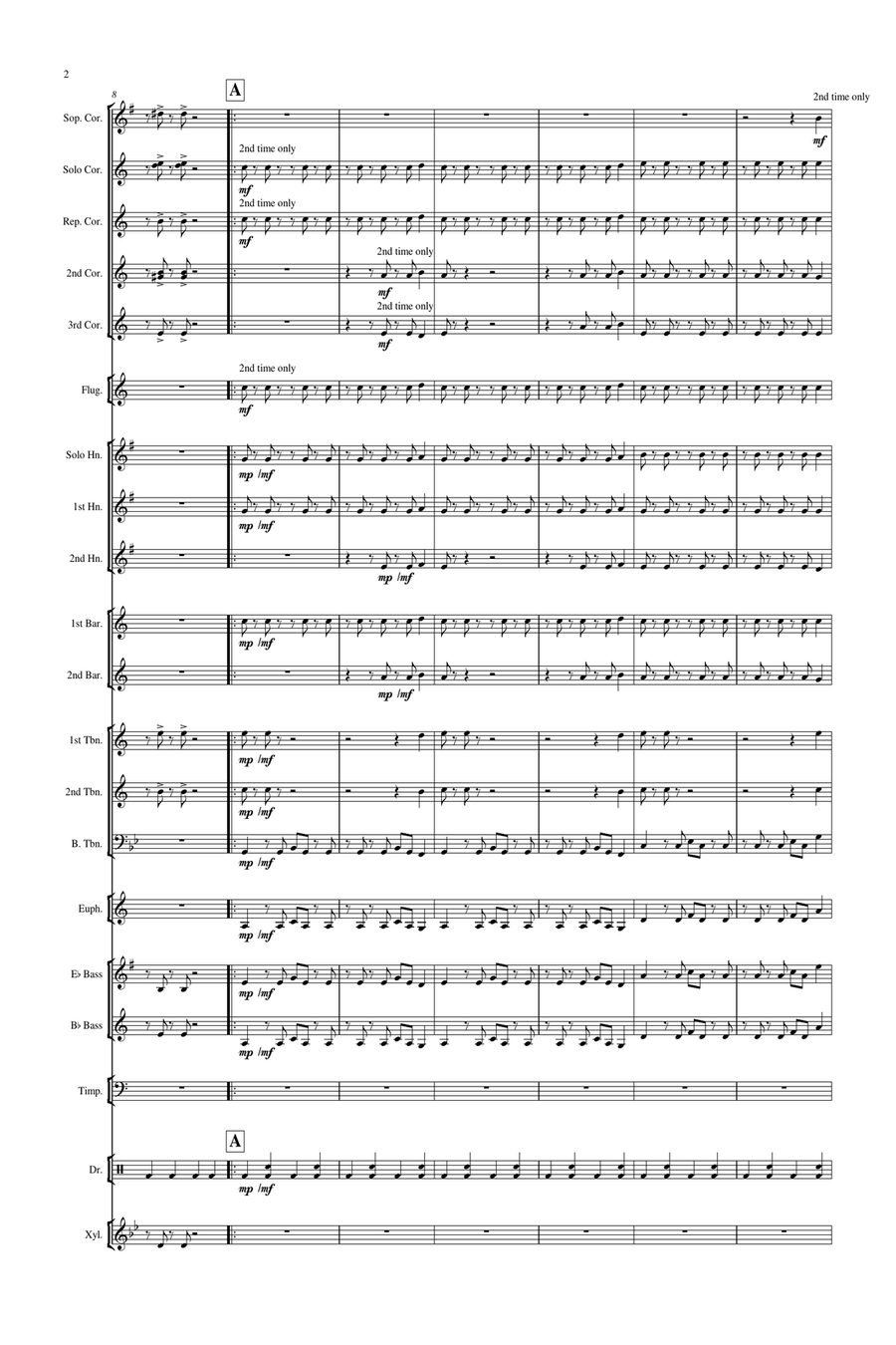 Bad Guy Brass Band scores gallery preview page 3