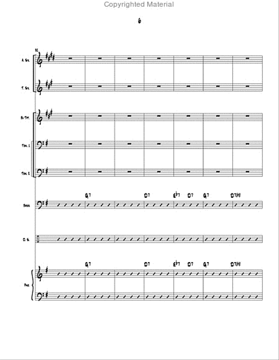 The Beast's Debacle The Beast's Debacle Jazz Ensemble scores gallery preview page 7