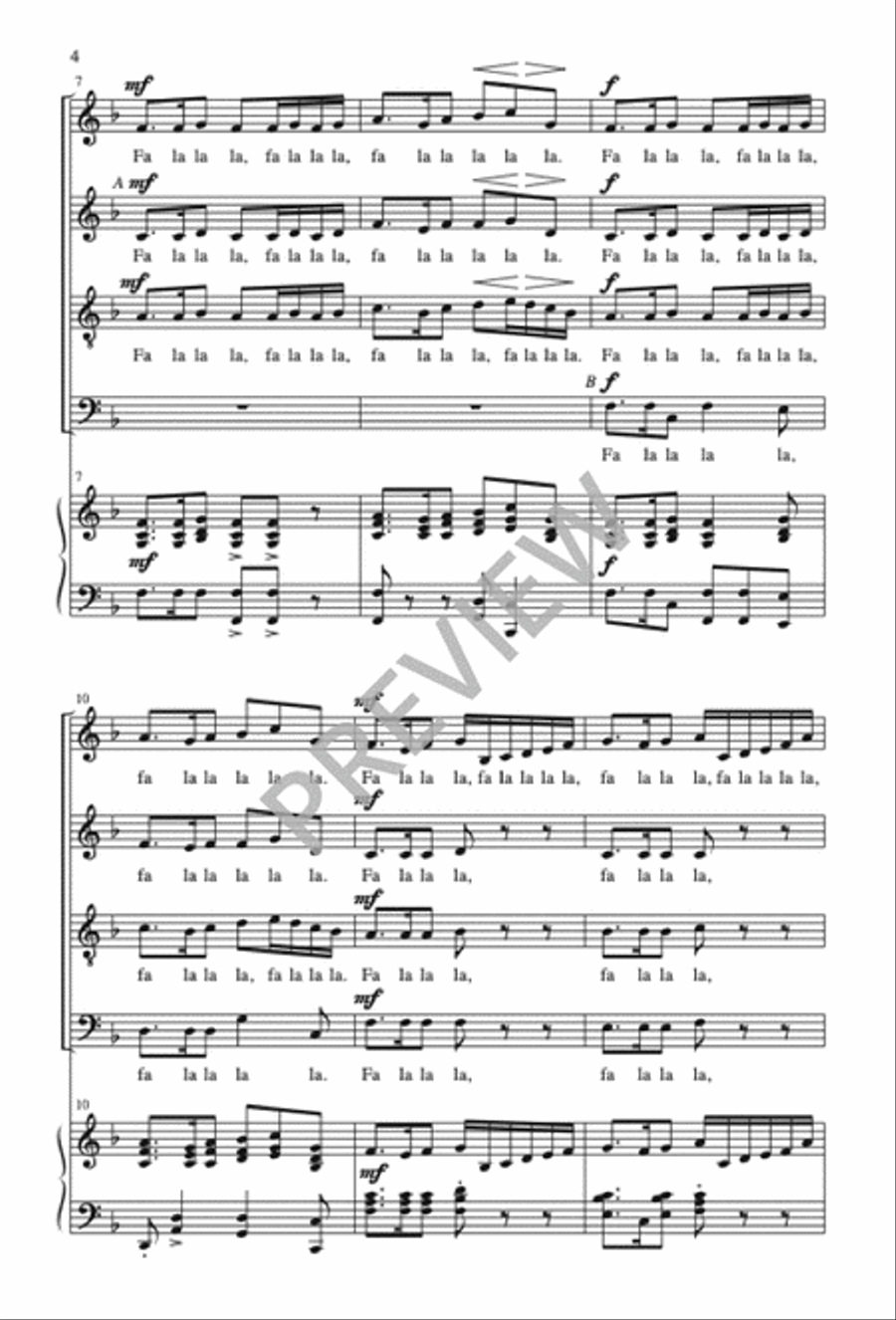 Me Alegré / I Was Glad 4-Part scores gallery preview page 5