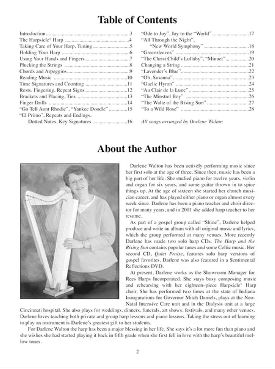 Harpsicle Harp Method, Book 1 Pedal Harp scores gallery preview page 3