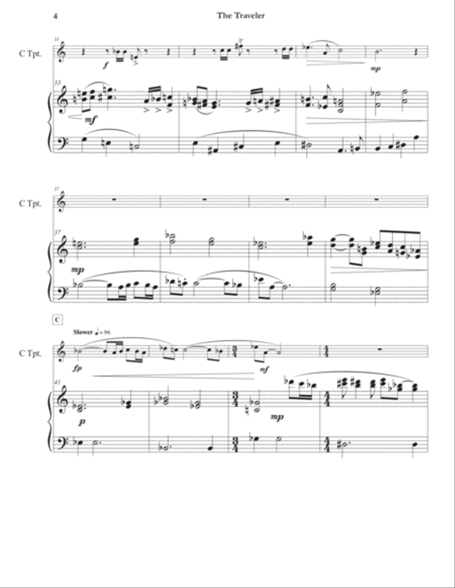 The Traveler Trumpet Solo scores gallery preview page 5