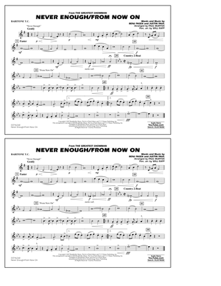 Book cover for Never Enough/From Now On - Baritone T.C.
