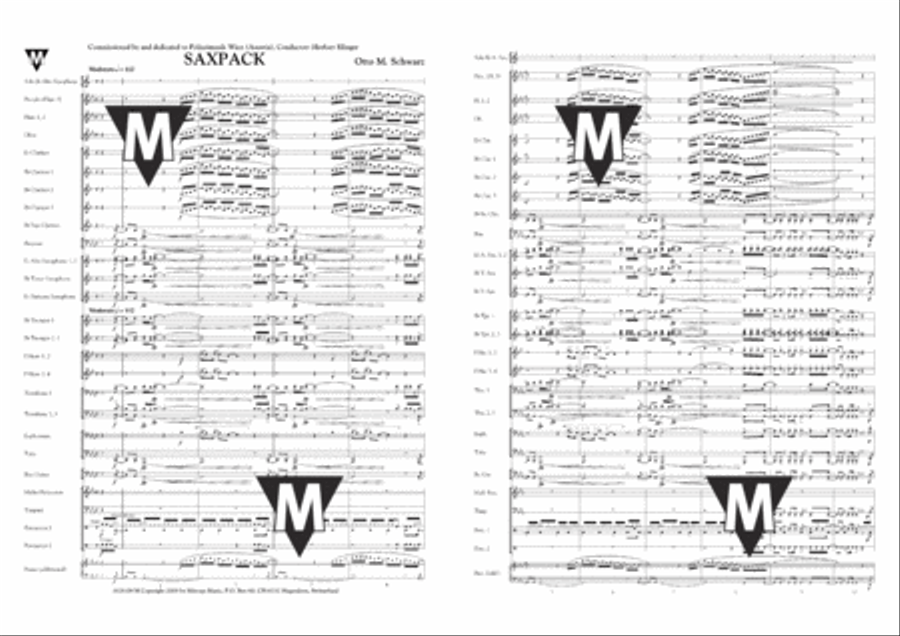 Saxpack Concert Band scores gallery preview page 2