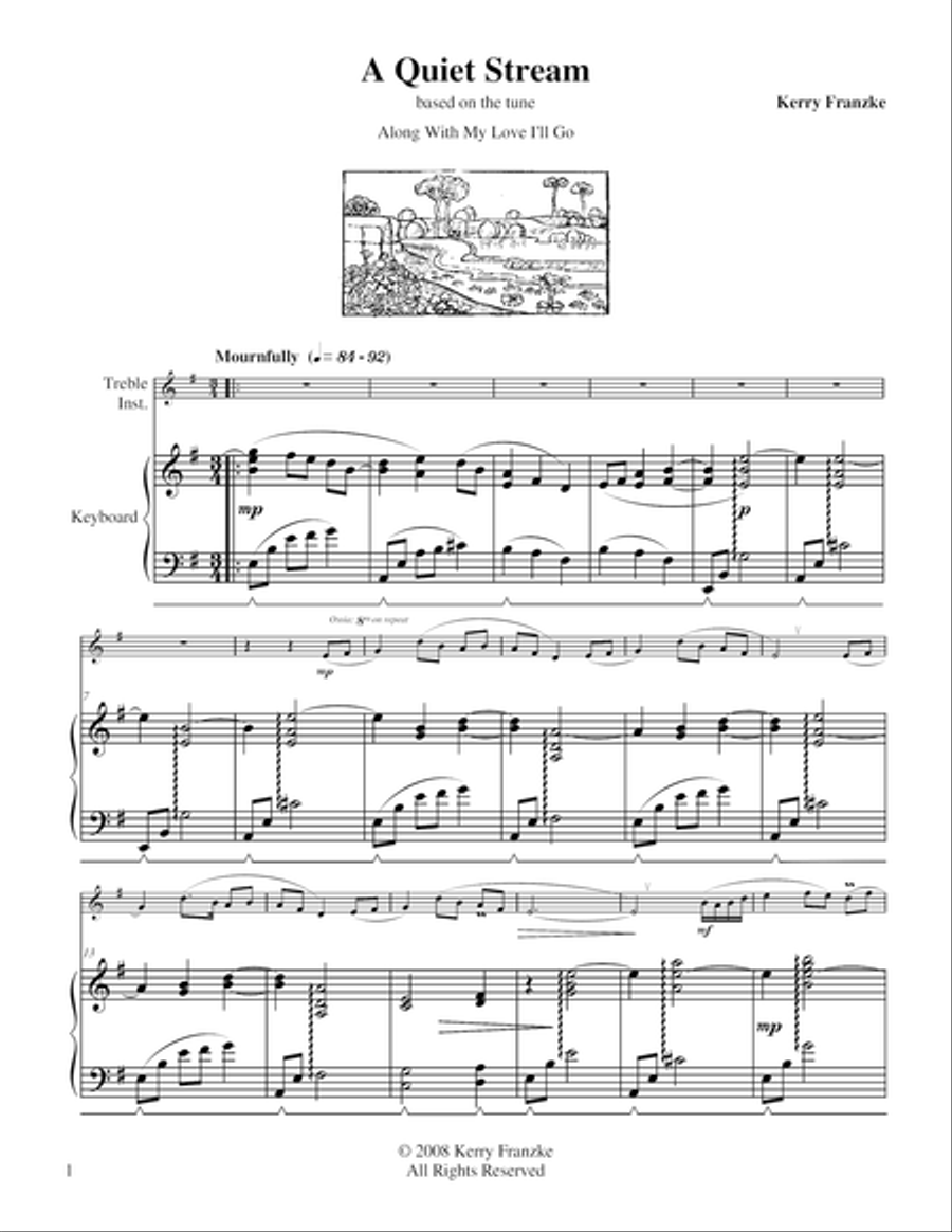 A Quiet Stream A Quiet Stream Small Ensemble scores gallery preview page 1