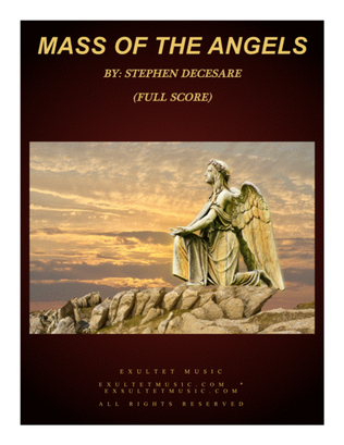 Book cover for Mass of the Angels (Full Score)