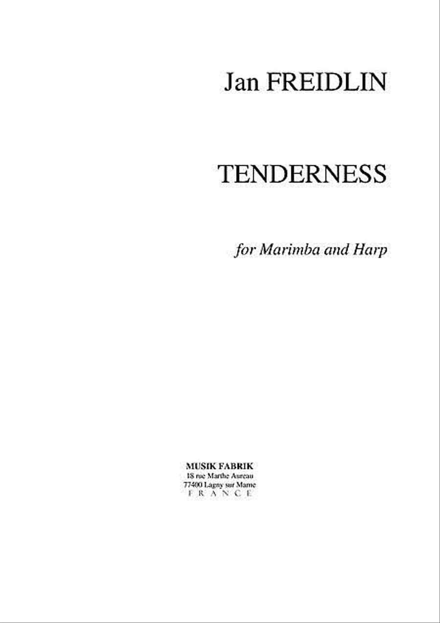 Tenderness Tenderness Marimba scores gallery preview page 1