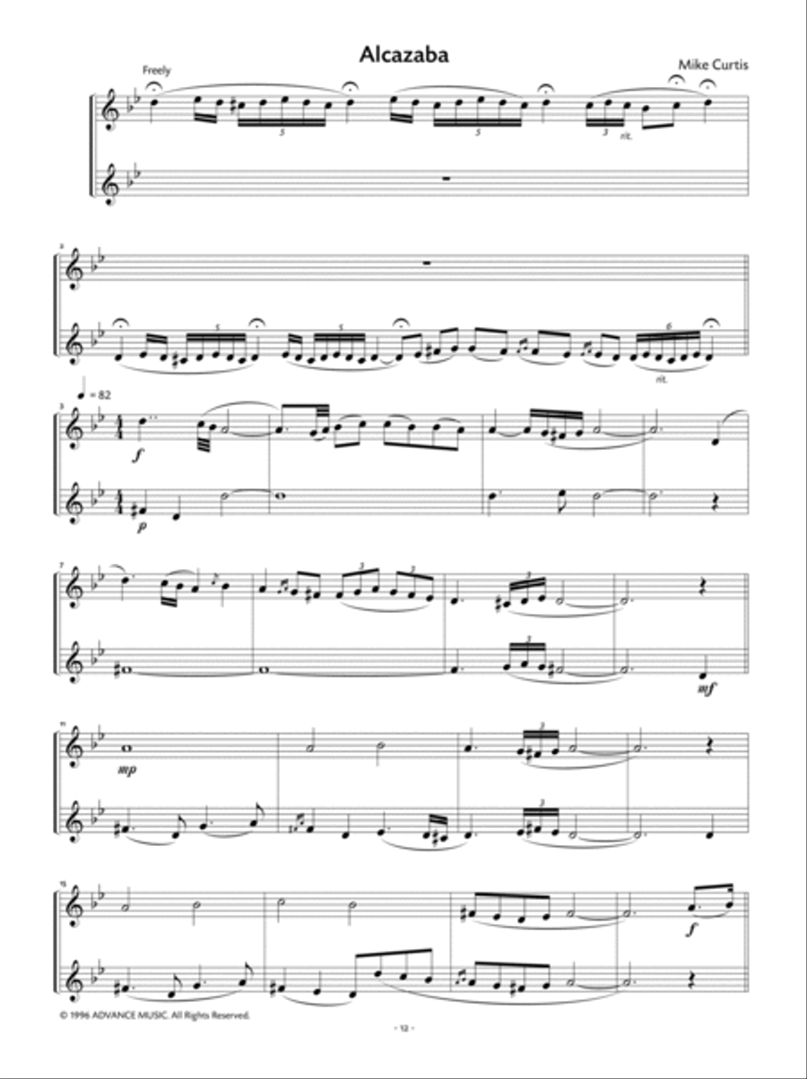 Ten Klezmer Duos, Volume 1 Clarinet Duet scores gallery preview page 4