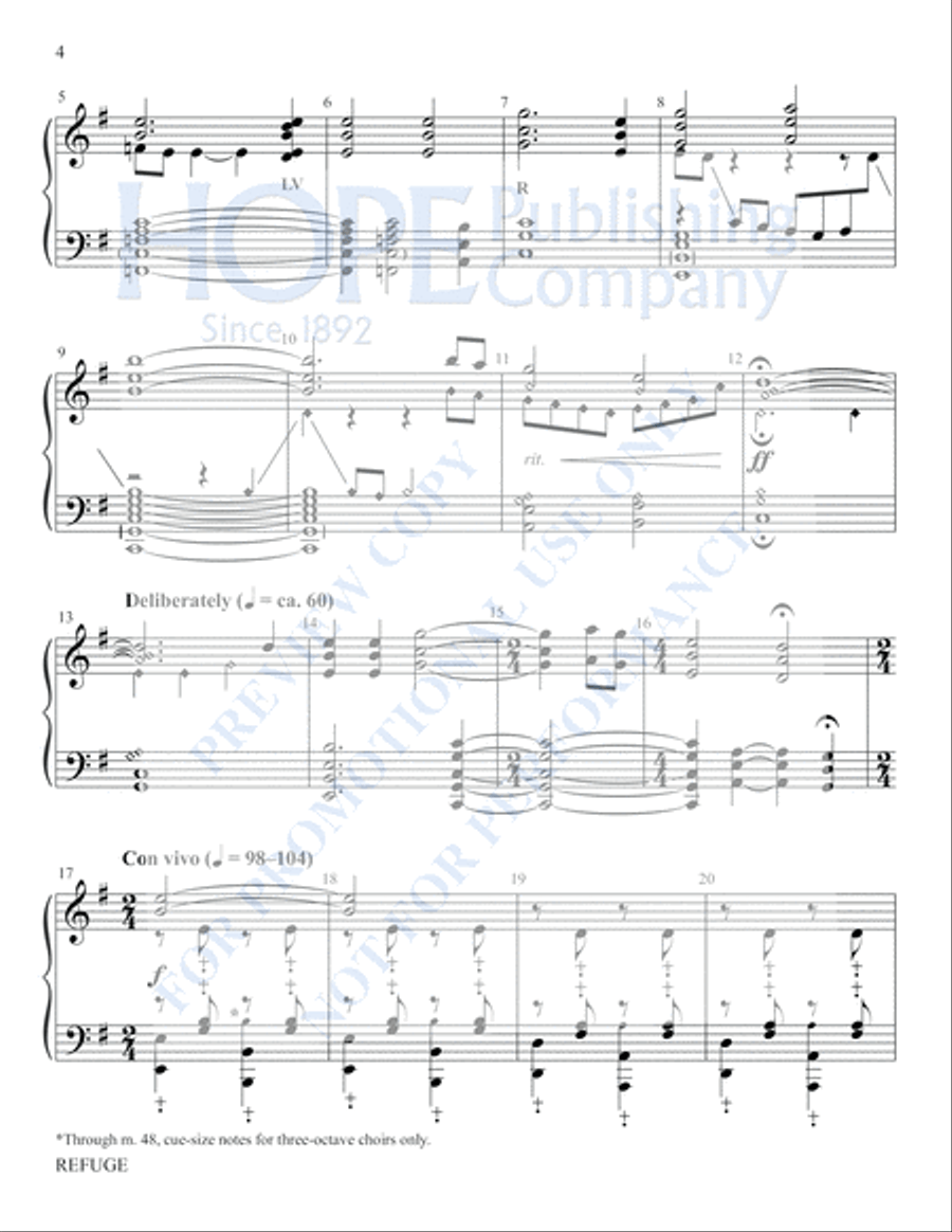 Refuge Handbell Choir scores gallery preview page 5