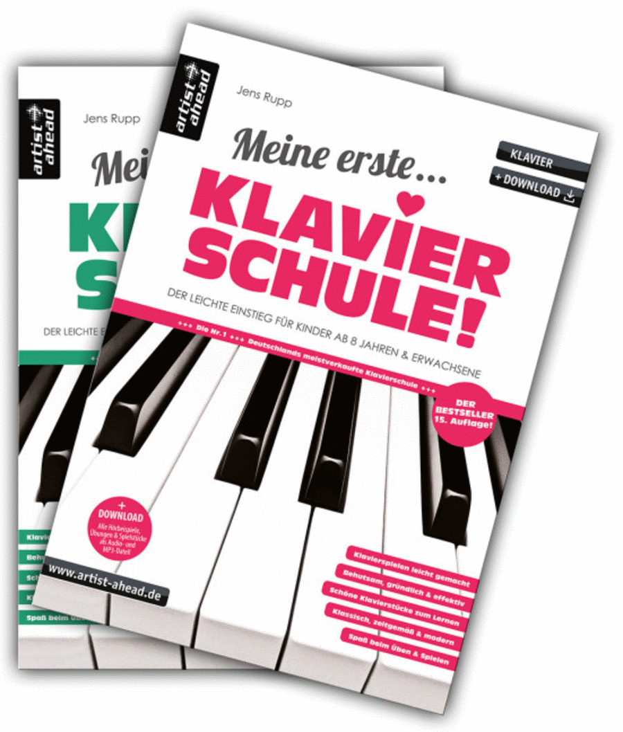 Meine erste Klavierschule & Meine zweite Klavierschule im Set! Vol. 1 and 2 Piano Solo scores gallery preview page 1