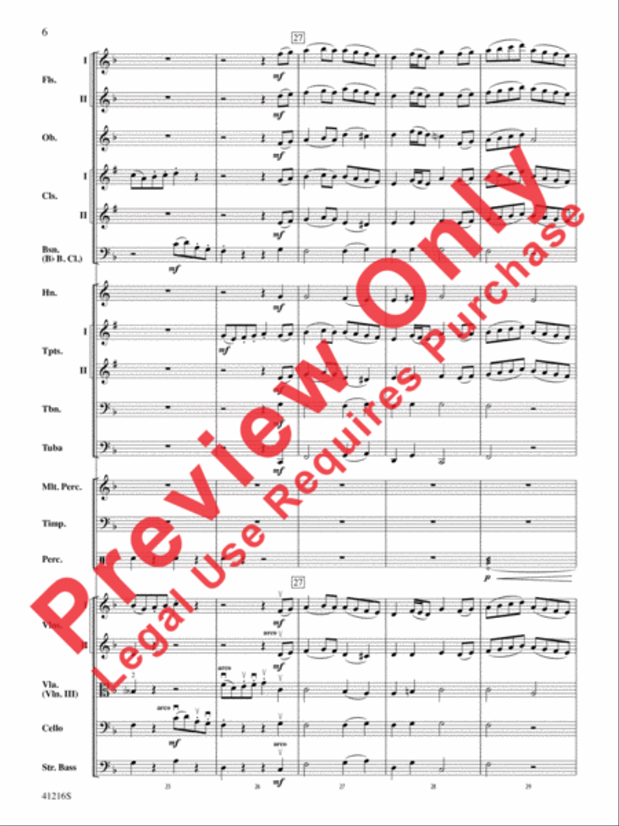 Tidings of Comfort and Joy! Full Orchestra scores gallery preview page 7