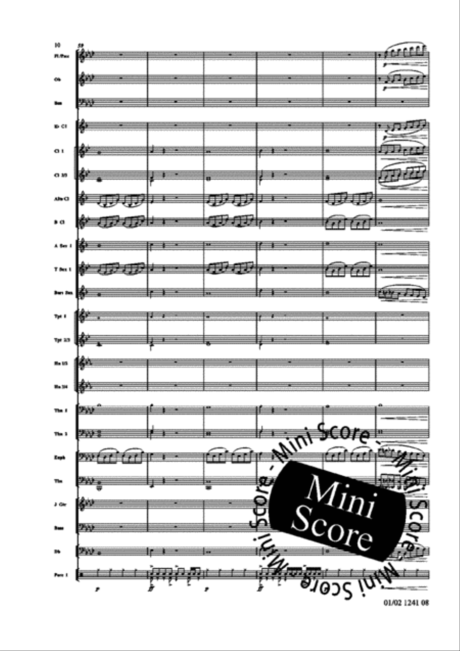New Baroque Suite Concert Band scores gallery preview page 16