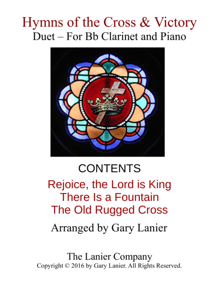 Gary Lanier: Hymns of the Cross & Victory (Duets for Bb Clarinet & Piano) image number null