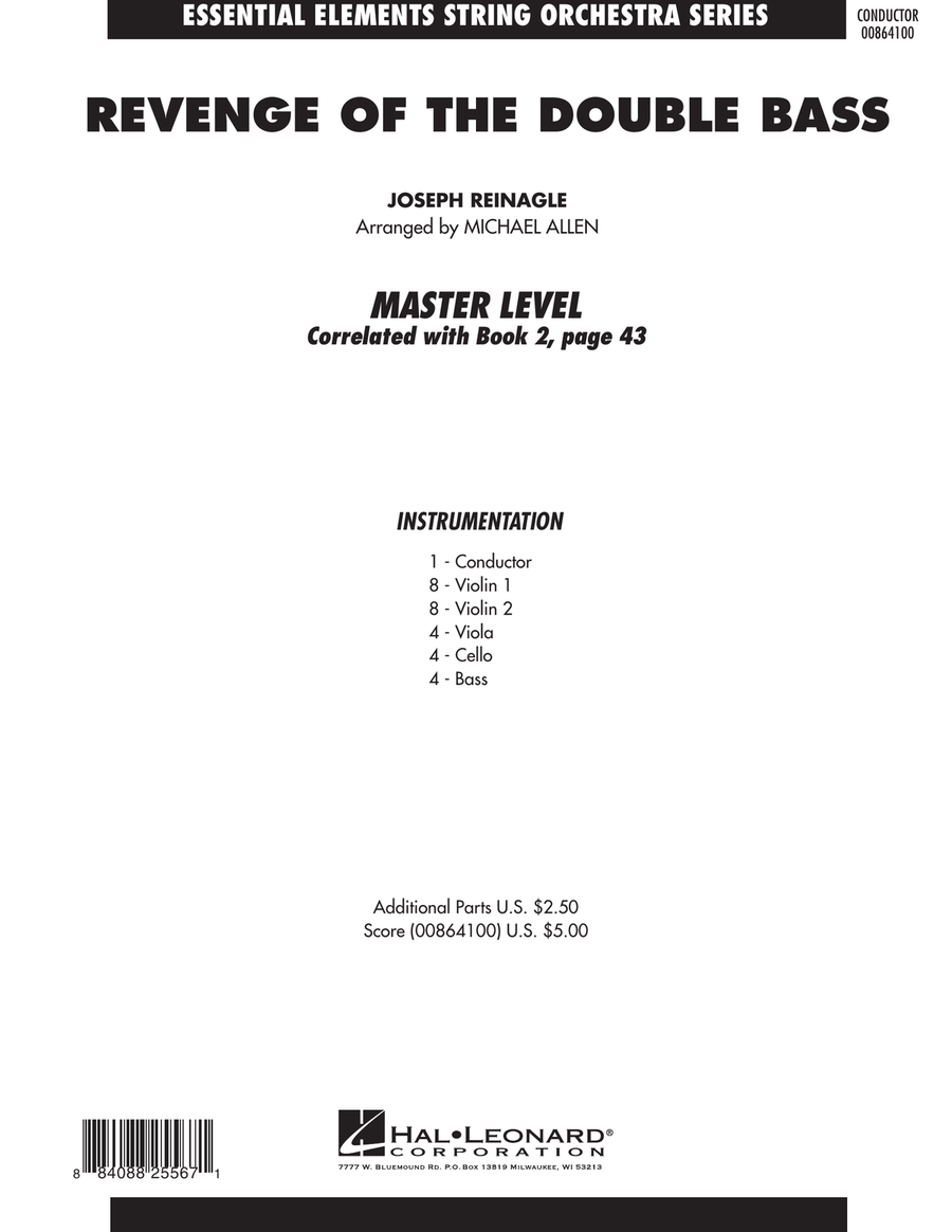 Revenge of the Double Bass - Full Score Orchestra scores gallery preview page 1