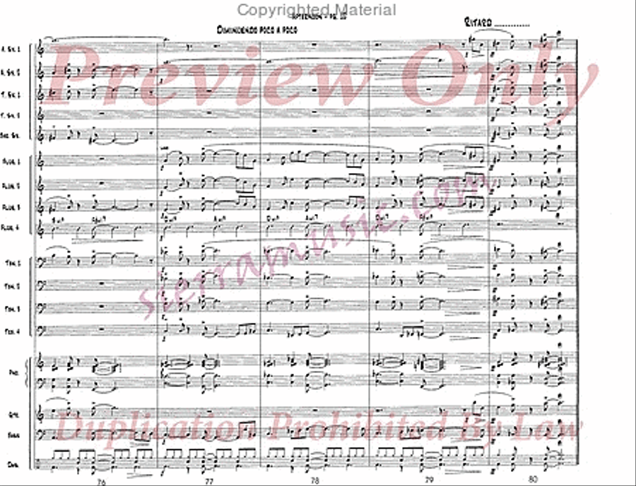 Afternoon Jazz Ensemble scores gallery preview page 13