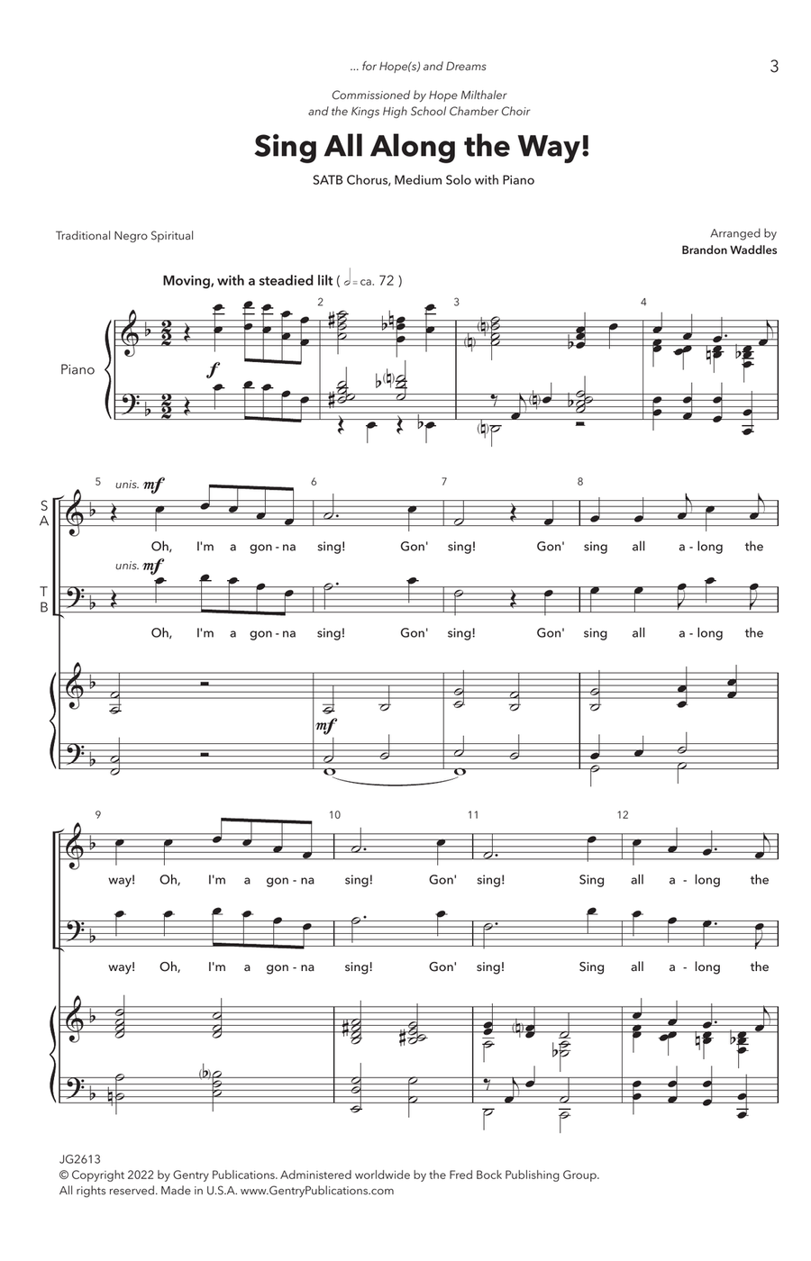 Sing All Along The Way!