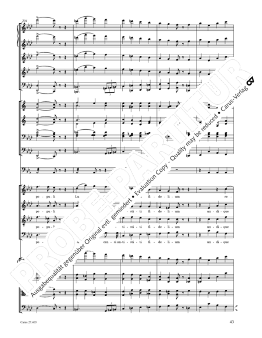 Mottetto per San Paolino Mottetto per San Paolino 4-Part scores gallery preview page 44