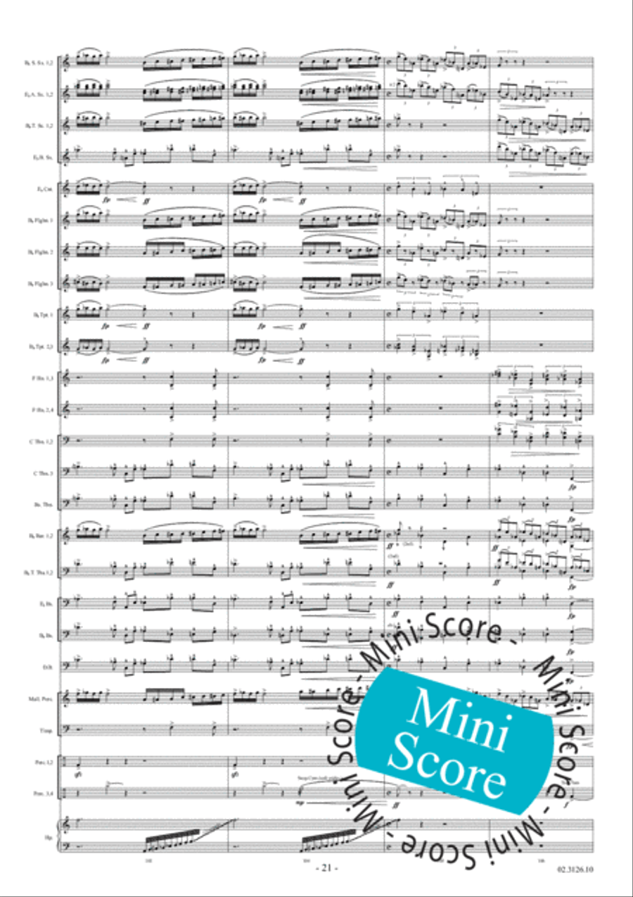 Migyur Fanfare Band scores gallery preview page 27