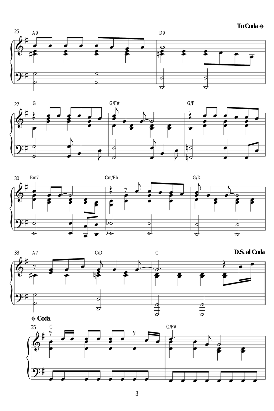 Make You Feel My Love Make You Feel My Love Piano Solo scores gallery preview page 3