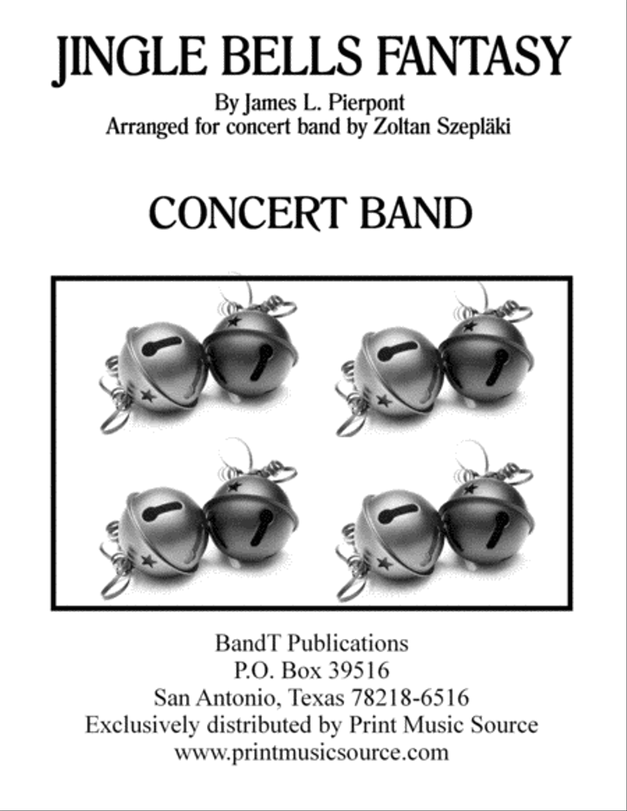 Jingle Bells Fantasy Concert Band scores gallery preview page 1