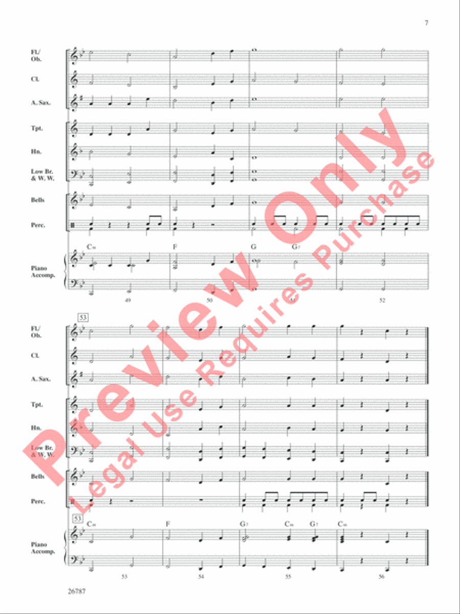 Pirates' Cave Concert Band scores gallery preview page 8