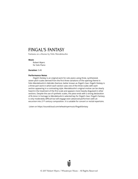 Fingal's Fantasy image number null