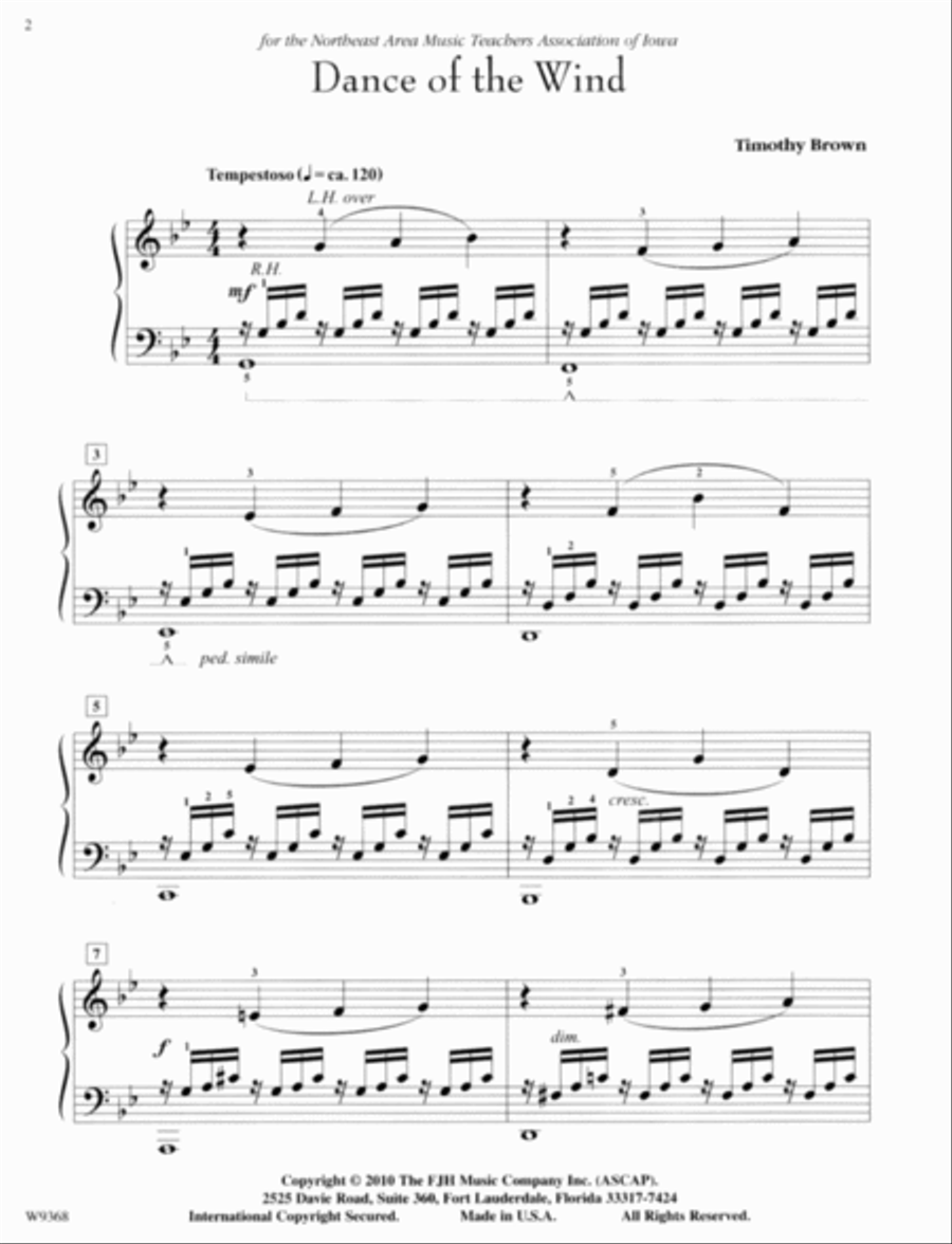 Dance of The Wind Piano Method scores gallery preview page 2