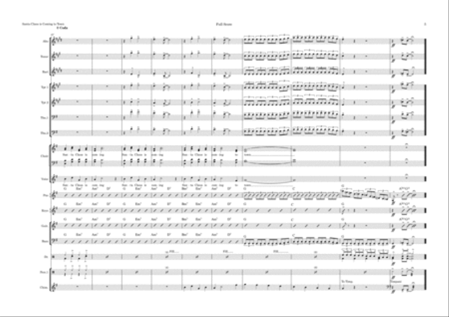 Santa Claus Is Comin' To Town School and Community scores gallery preview page 5