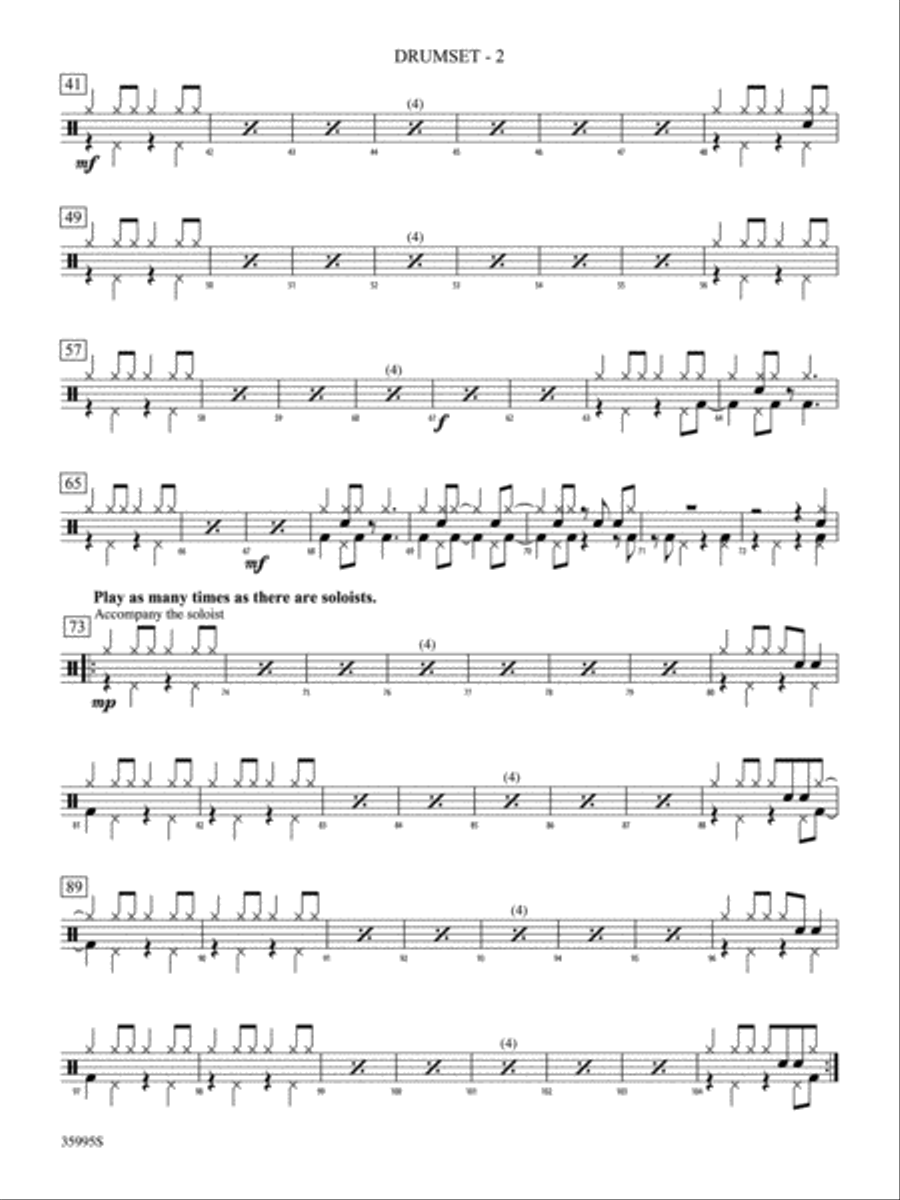 Oh, Lady Be Good!: Drums String Orchestra scores gallery preview page 2