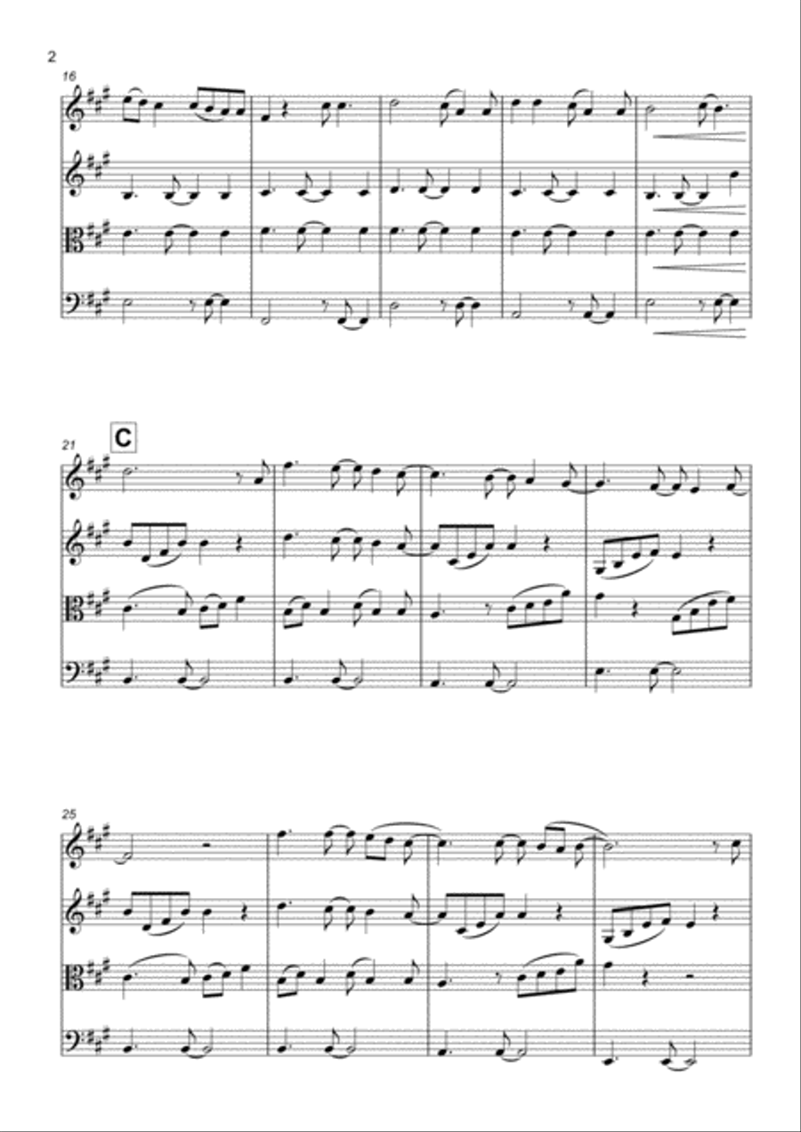 All Of Me String Quartet scores gallery preview page 3