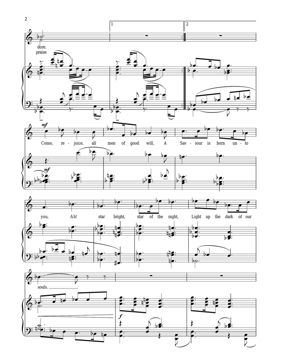 Bright Star Bright Star Piano, Vocal scores gallery preview page 2