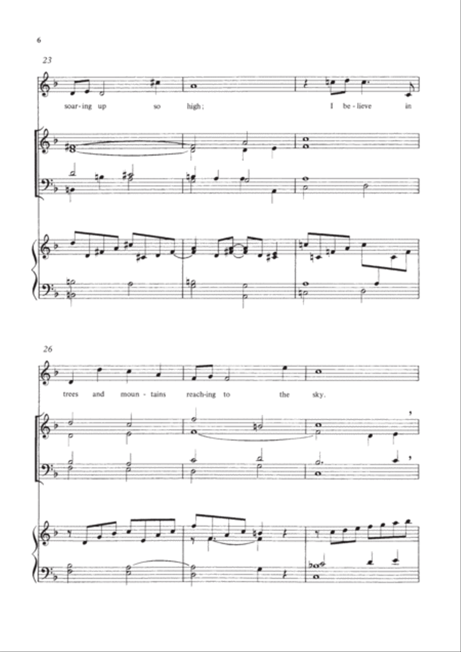 I believe in springtime 4-Part scores gallery preview page 5