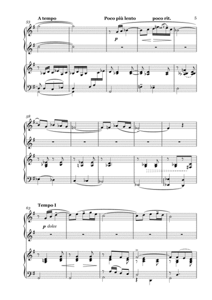 Elgar - Serenade - 1 piano 4 hands, score and parts image number null